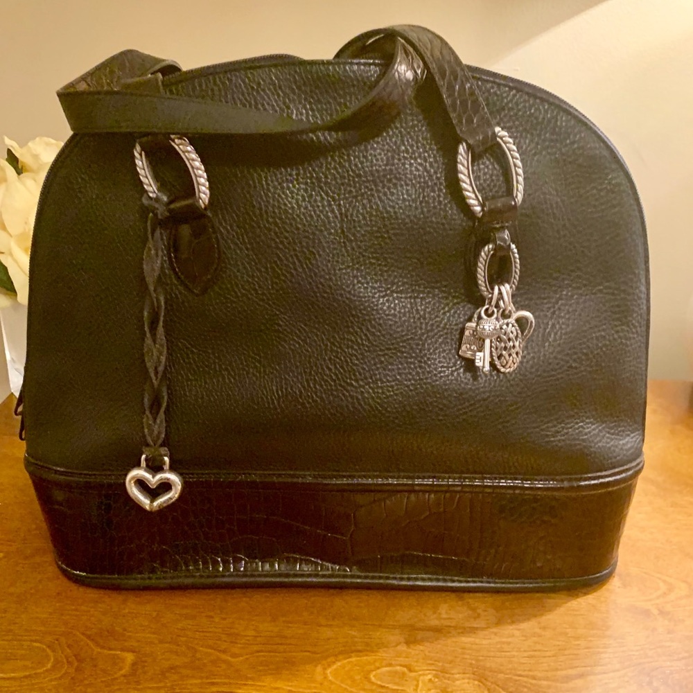 Brighton Domed Leather Shoulder Bag